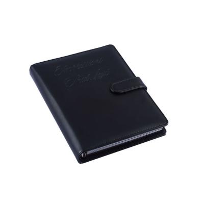 China Lithograph Printed High Quality Cardboard and Paper Customizable Leather Notebook for sale