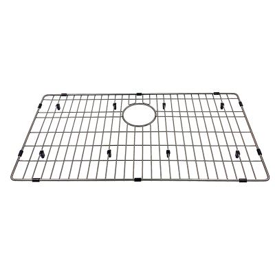 China Without Faucet Sink Grid Wire Sink Grid Stainless Steel Bathroom Kitchen Sink Bottom Protector for sale