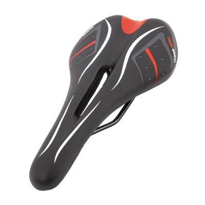 China Comfortable Thickened Breathable Soft Bicycle Accessories Motion Bicycle Saddle Mountain Bike Cushion Seat Cavity Seat Universal Riding for sale