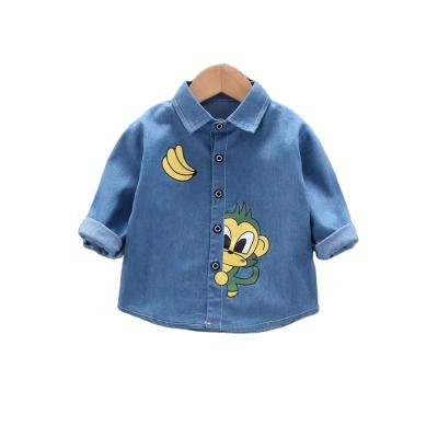 China Viscose/Polyester Boys' Fashion Jacket Shirts Can Be Thickened Shirts for sale