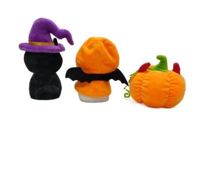 China Factory Supply Heavy Duty/Cute Soft/Dirty Pumpkin Plush Hanging Toys Animated Cute Witch and Fun Halloween Dolls for sale