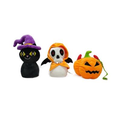 China Well Designed Tough/Cute Soft/Dirty Pillow Toys Friday Night Pumpkin Skull Stuffed Cute And Fun Halloween Toy Dolls for sale