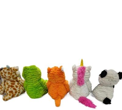 China Tough/Cute Soft/Dirty Stitch Animal Toys Stuffed Soft Realistic Pillow Forest Animal Dolls Colorful Cute Forest Giraffe for sale