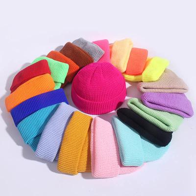 China Custom Crochet COMMON Beanie Hats Winter Knitted Plain Beanie Hats For Men for sale