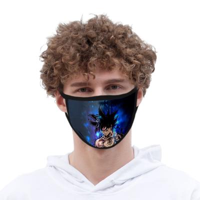 China Popular Japanese Ice Cream Printing Fashion Japanese Ice Mask Fast Delivery Animation Dragon Ball Anti Haze 3D RTS Silk Cloth Washable for sale