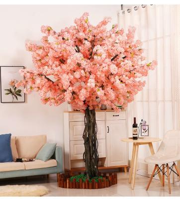 China Artificial Cherry Tree Simulation Plants Home Decor Large Large Simulation Cherry Blossom Tree Home Hotel Minimalist Decoration for sale