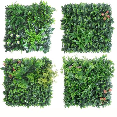 China Hot Selling Green Grass Plant Wall Eco-Friendly Artificial Outdoor UV Wall Protection Flower Garden Wall for Indoor Decor for sale