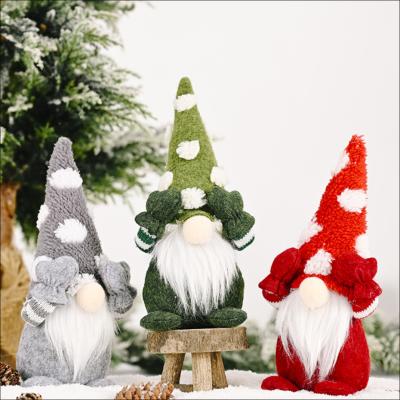 China Eco-Friendly Christmas Gnome Plush Doll Sitting Eco-Friendly Tarpaulin EYES DOLL Christmas Decoration Christmas Indoor Toy for sale