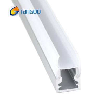 China LED lighting glass shelf led profile, led aluminum profile for glass for sale