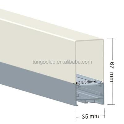 China LED Lighting Suspended Aluminum Led Extrusion Profiles For Office Lighting for sale