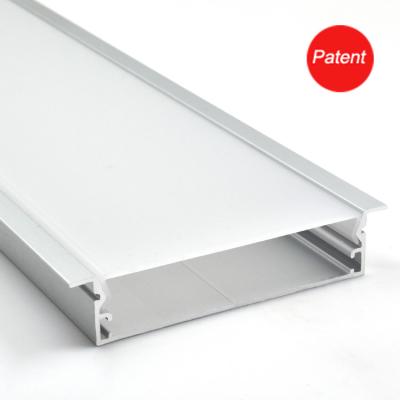 China LED lighting led recessed wide profile led extrusions for led linear lighting for sale