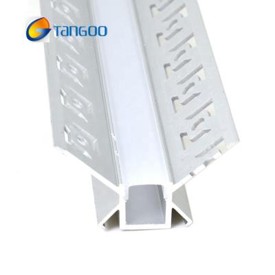 China LED Lighting Plaster In Led Aluminum Channel , Trimless Aluminum Extrusion Profiles for sale