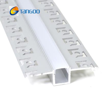 China LED lighting plaster in trimless recessed extrusion profiles for led strips for sale