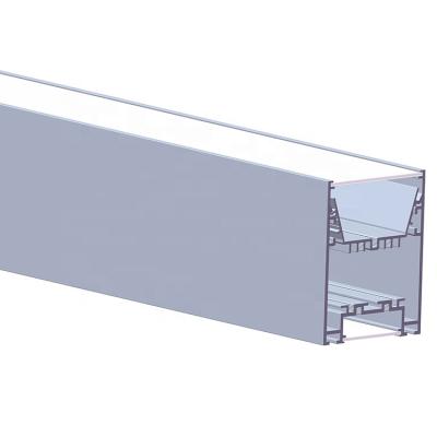 China LED lighting suspended led profile with up and down lighting effects for sale