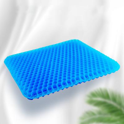 China Therapy Office Chair Egg Cushion With Non-slip Cover Pain Relief Breathable Gel Cushion for sale