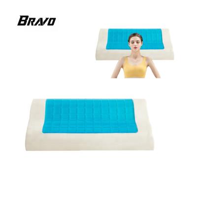 China High Quality Anti-static Gel Memory Foam Neck Contour Memory Foam Gel Cervical Cooling Pillows for sale