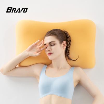 China Bravo Bed Pillow Cutout Memory Foam Anti-Static Pillow For Neck Lateral Support Sleepers Orthopedic Cervical Pillow for sale