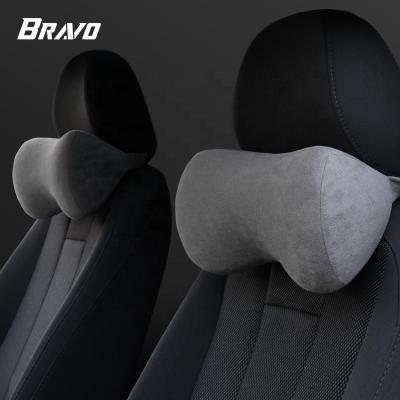 China High Elastic Memory Car Seat Head Neck Pillow Memory Foam Car Headrest Pillow for sale