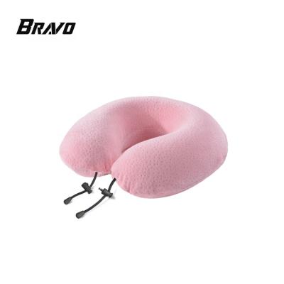 China Memory Custom Design U Shape Soft Neck Memory Foam Travel Neck Pillow for sale