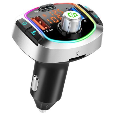 China PD+ Pd3.0 Qc3.0 Dual PD+ Pd3.0 Fast Car Charger 18w Fast Car Charger Fm Transmitter BT 5.0 Fast Car Charger Kit Mp 3 Player For mobile phone for sale