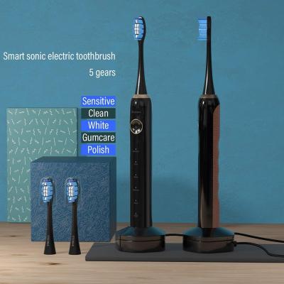 China Factory Shenzhen OEM ODM Rechargeable Automatic Travel Adult Battery Operated One Slim Sonic Ultrasonic Electric Toothbrush Private Label for sale