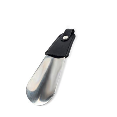 China Hot Selling Stainless Steel Home Hotel Cow Shoe Traveling Horn With Carve Logo for sale