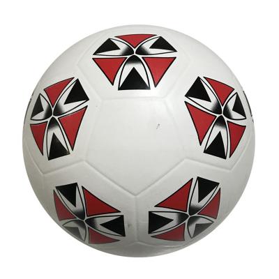 China Waterproof Popular Art High Quality Smooth Outdoor Soccer Ball Rubber Football Soccer for sale