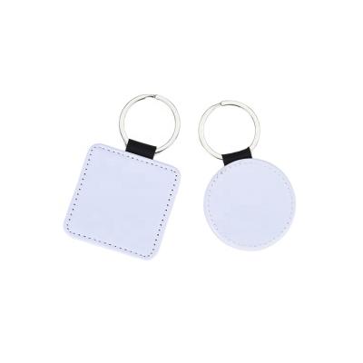 China Promos Shape Hot Selling Portable Leather Unique Sublimation Customized Key Chains For Promos for sale