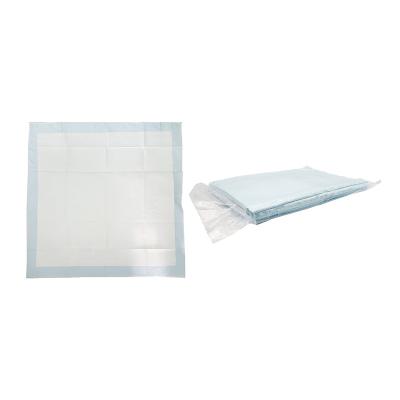 China 36*36 Plain Weave Inch Cushion Blue Hospital Bed Disposable Fluff Incontinence Underpads Adult for sale