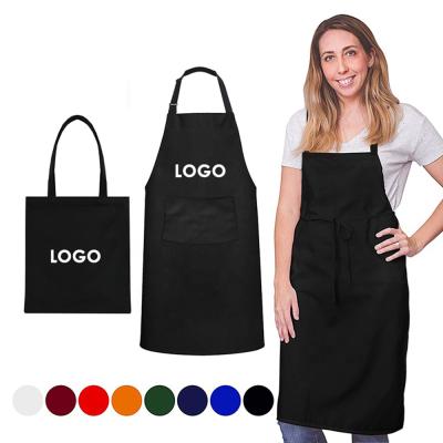 China Eco-Friendly / Durable Shopping Set / Texupday Textile Netting Washable Polyester Cotton Canvas Custom Packing Apron for sale