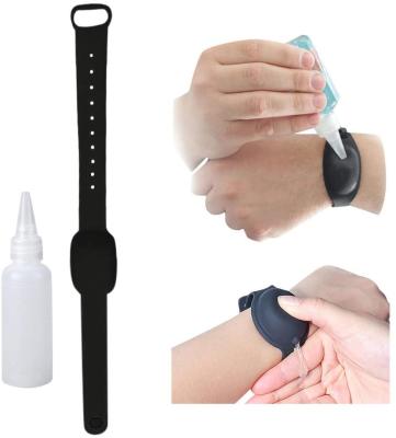 China Hot Selling Cute Europe Amazone Wristband Hand Sanitizer Liquid Wristband Silicone Hand Sanitizer Dispenser Wristband Hand Sanitizer Holders for sale