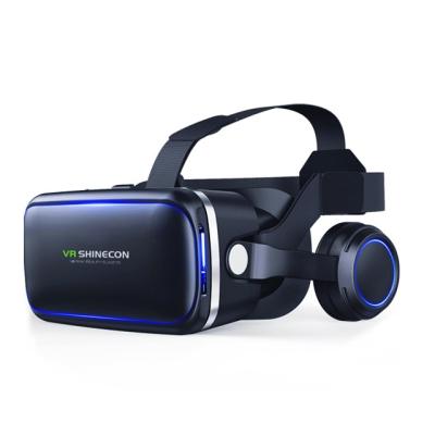 Cina 2022 New product Virtual Reality Shinecon Video Glasses Headset 3d Vr Glasses Case Box For Google Cardboard Smart in vendita