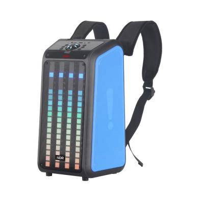 China Outdoor Live Outdoor Mobile Speaker Square Dance Bluetooth Speaker Professional Audio Video Lighting With Shoulder for sale