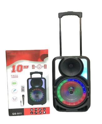 China Rgb Lantern 10 Inch Remote Control Speaker Audio Outdoor High Volume Portable Speaker for sale