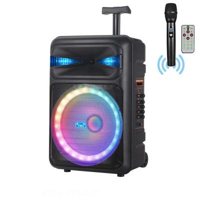 Chine 15-inch Outdoor Portable Speaker Marquee Ring Lever Sound Speaker Microphone Audio Amplifiers With Wireless Remote Control à vendre