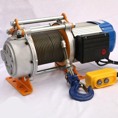 China mini 3000 wire rope autolift electric winch hoist KCD600 for sale