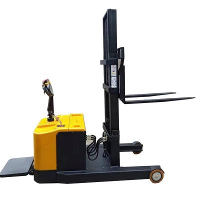 China Chinese Tianjin Reach Fork Pallet Pallet Truck Battery Stacker Electric Walkie Stacker for sale