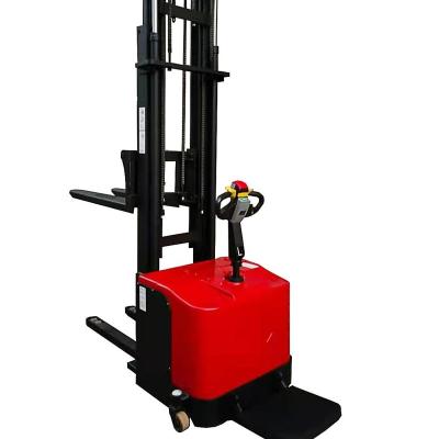 China High Quality Hotels China Rack On Electric Pallet Stacker Forklift Scissor Hand Pallet Stacker for sale