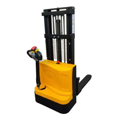 China Hotels china sale good straddle electric stacker car stacker robot cart stacker for sale