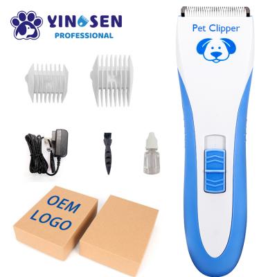 China Cordless Stocked Hair Gropoming Trimmer Grooming Nail Blade Set Dog Hair Cutter Body Shaving Pet Clipper for sale