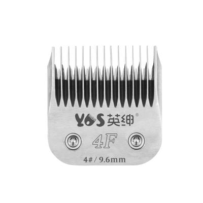 China High Quality Nano-Titanium 4F Pet Clipper Blades A5 Dog Cat Grooming Stocked Steel Coat Shaving Super Sharp Blade Professional for sale