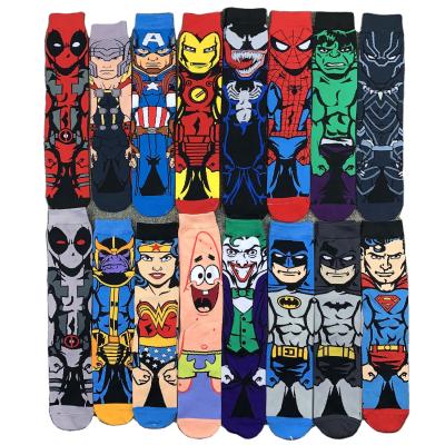 China Custom High Quality Anime Promotional QUICK DRY Animal Sock Cartoon Cotton Men's Soft Socks for sale