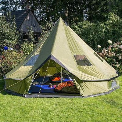 China Yeler Waterproof Single Layers Polyester 5 + Person Tent For Outdoor Camping for sale