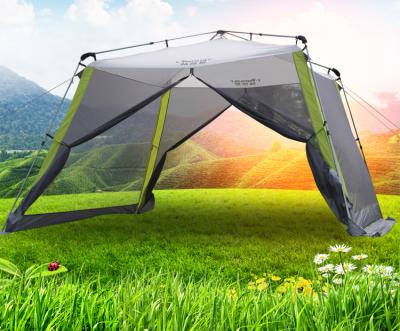 China Steel Outdoor Pergola Camping BBQ Tent Self Propelled Beach Fishing Canopy Shade Tent for sale