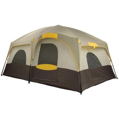 China Bugproof Large Family Camping Big Horn Two-Room Capacity Outdoor Tent For Hiking And Traveling for sale