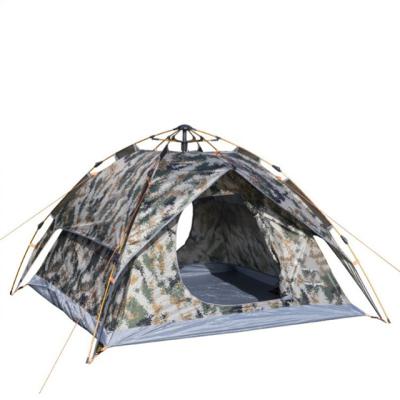 China Automatic Outdoor Noise/Noise Up/Waterproof Yeler Double Layer Up Windproof Army Tent Travel Camping Dome Tent for sale