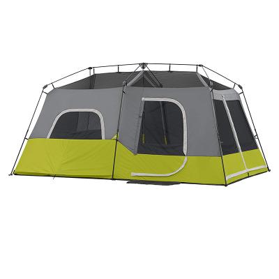 China Easy To Set Up And Fold Up Instant Two Outdoor Portable Large Doors Easy Set Up Cabin Tent For 9 Person Camping for sale