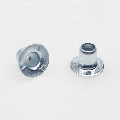 China Custom Metal Auto Parts 10mm Iron Rivet Iron Tension Grommet for sale