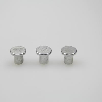 China Carbon Steel New Arrive 21mm Length Zinc Plating Solid Carbon Steel Nail Rivet for sale