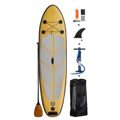 China Unisex Wooden Inflatable Paddle Board Stand Up Paddle Board for sale